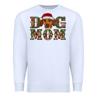 White christmas dog mom dachshund Premium Sweatshirt - RanaPortraitStore