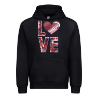 Black football love Urban Hoodie - JahusDesignShop