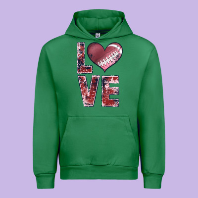 Football Love Urban Hoodie Designed By Jahusdesignshop