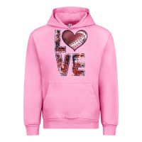 Fuchsia Pink football love Urban Hoodie - JahusDesignShop