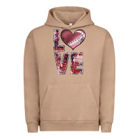 Pigment Burro football love Urban Hoodie - JahusDesignShop