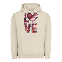 Pigment French Oak football love Urban Hoodie - JahusDesignShop