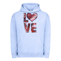 Pigment Grape Ice football love Urban Hoodie - JahusDesignShop