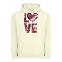 Pigment Pistachio football love Urban Hoodie - JahusDesignShop