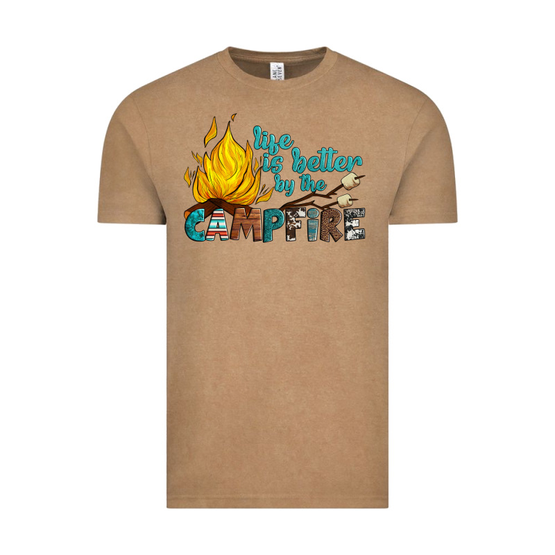 Life Is Better By The Campfire Vintage Tee by Artiststas | Teevron