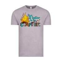 Vintage Zinc life is better by the campfire Vintage Tee - Artiststas