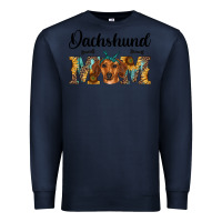 Navy western dachshund mom Premium Sweatshirt - RanaPortraitStore