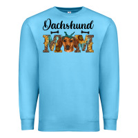 Ocean Blue western dachshund mom Premium Sweatshirt - RanaPortraitStore