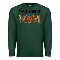Sports Green western dachshund mom Premium Sweatshirt - RanaPortraitStore