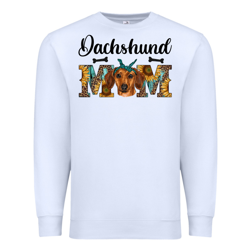 Western Dachshund Mom Premium Sweatshirt by RanaPortraitStore | Teevron