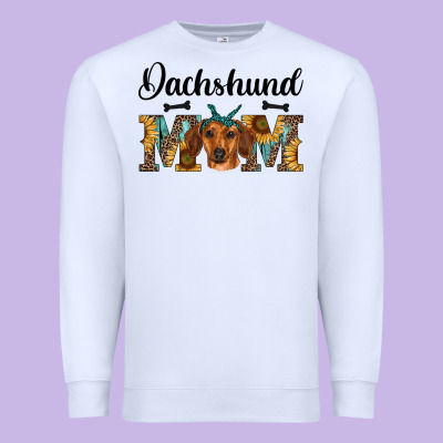 Western Dachshund Mom Premium Sweatshirt Designed By Ranaportraitstore