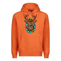 Carrot deer gemstone sunflower Premium Hoodie - JahusDesignShop