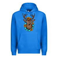 True Royal deer gemstone sunflower Premium Hoodie - JahusDesignShop