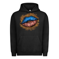Pigment Black western 4 of july lips Urban Hoodie - BundleAndBundleShop