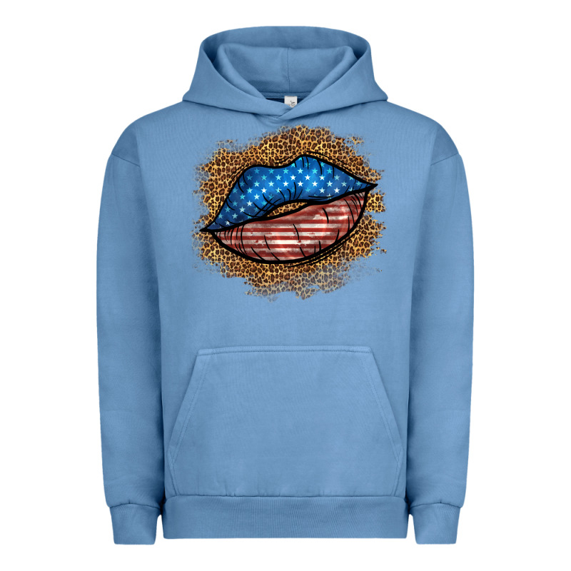 Western 4 Of July Lips Urban Hoodie by BundleAndBundleShop | Teevron