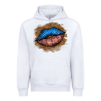 White western 4 of july lips Urban Hoodie - BundleAndBundleShop