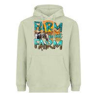 Matcha farm sweet farm with horses Heavyweight Hoodie - texasbilliewilder