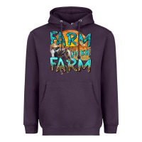 Plum farm sweet farm with horses Heavyweight Hoodie - texasbilliewilder