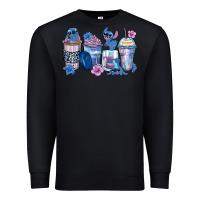 Black stitch coffee cups Premium Sweatshirt - Zillion Design Studio