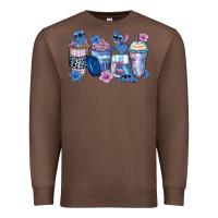 Chestnut stitch coffee cups Premium Sweatshirt - Zillion Design Studio
