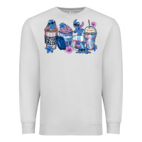 Dove Grey stitch coffee cups Premium Sweatshirt - Zillion Design Studio
