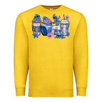 Lemon stitch coffee cups Premium Sweatshirt - Zillion Design Studio