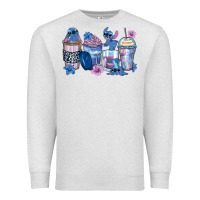 Oatmeal Heather stitch coffee cups Premium Sweatshirt - Zillion Design Studio