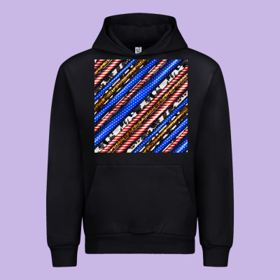 Western America Seamless Pattern Urban Hoodie Designed By Bundleandbundleshop