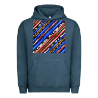 Pigment Midnight Navy western america seamless pattern Urban Hoodie - BundleAndBundleShop