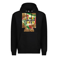 Black strong black queen 12 oz can cooler (regular) Premium Hoodie - Artiststas