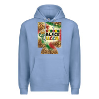 Colony Blue strong black queen 12 oz can cooler (regular) Premium Hoodie - Artiststas
