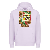 Lilac strong black queen 12 oz can cooler (regular) Premium Hoodie - Artiststas