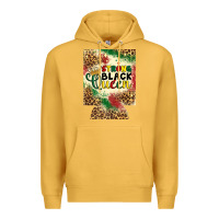 Mustard strong black queen 12 oz can cooler (regular) Premium Hoodie - Artiststas
