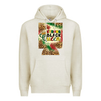 Oatmeal Heather strong black queen 12 oz can cooler (regular) Premium Hoodie - Artiststas