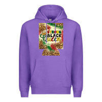 Purple strong black queen 12 oz can cooler (regular) Premium Hoodie - Artiststas