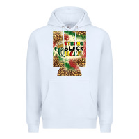 White strong black queen 12 oz can cooler (regular) Premium Hoodie - Artiststas