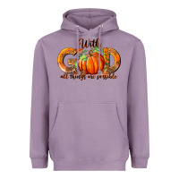 Lavender With God All Thing Are Possible Heavyweight Hoodie - RanaPortraitStore