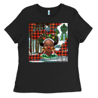 Black Christmas African girl Ladies Tee - BarkalooDesign