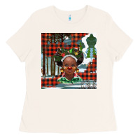 Bone Christmas African girl Ladies Tee - BarkalooDesign