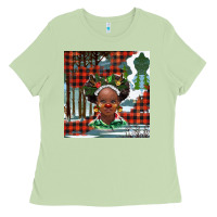 Matcha Christmas African girl Ladies Tee - BarkalooDesign