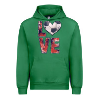 Emerald soccer love Urban Hoodie - JahusDesignShop
