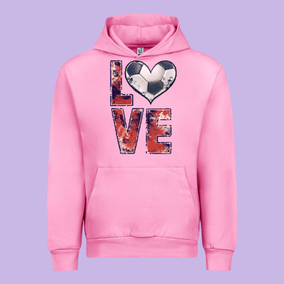Soccer Love Urban Hoodie Designed By Jahusdesignshop