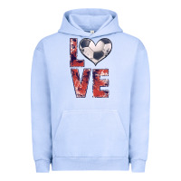 Pigment Grape Ice soccer love Urban Hoodie - JahusDesignShop