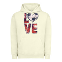 Pigment Pistachio soccer love Urban Hoodie - JahusDesignShop
