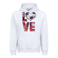 White soccer love Urban Hoodie - JahusDesignShop