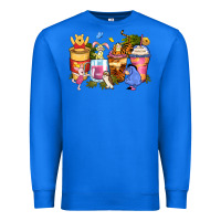 True Royal cartoon characters coffee cups Premium Sweatshirt - Zillion Design Studio