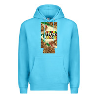 Ocean Blue strong black queen 12 oz can cooler (slim) Premium Hoodie - Artiststas