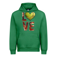Emerald softball love Urban Hoodie - JahusDesignShop