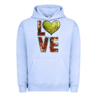 Pigment Grape Ice softball love Urban Hoodie - JahusDesignShop
