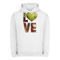 Pigment Lunar Rock softball love Urban Hoodie - JahusDesignShop